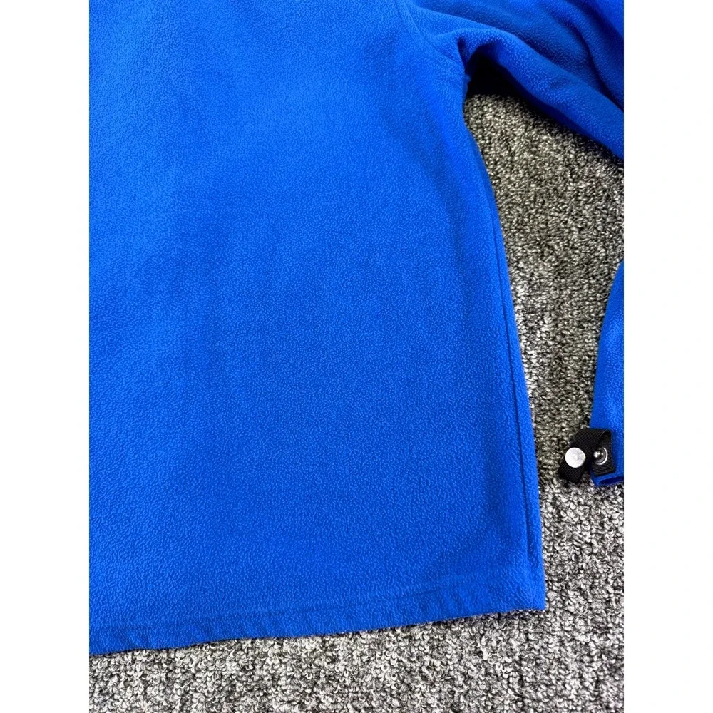 The North Face Fleece Jacket Boys Medium Blue Full Zip Logo Polyester Outdoor
